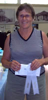Arlene accepting award